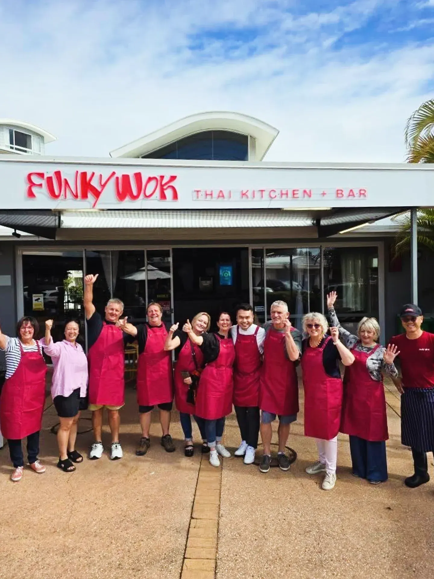 The September cooking class group