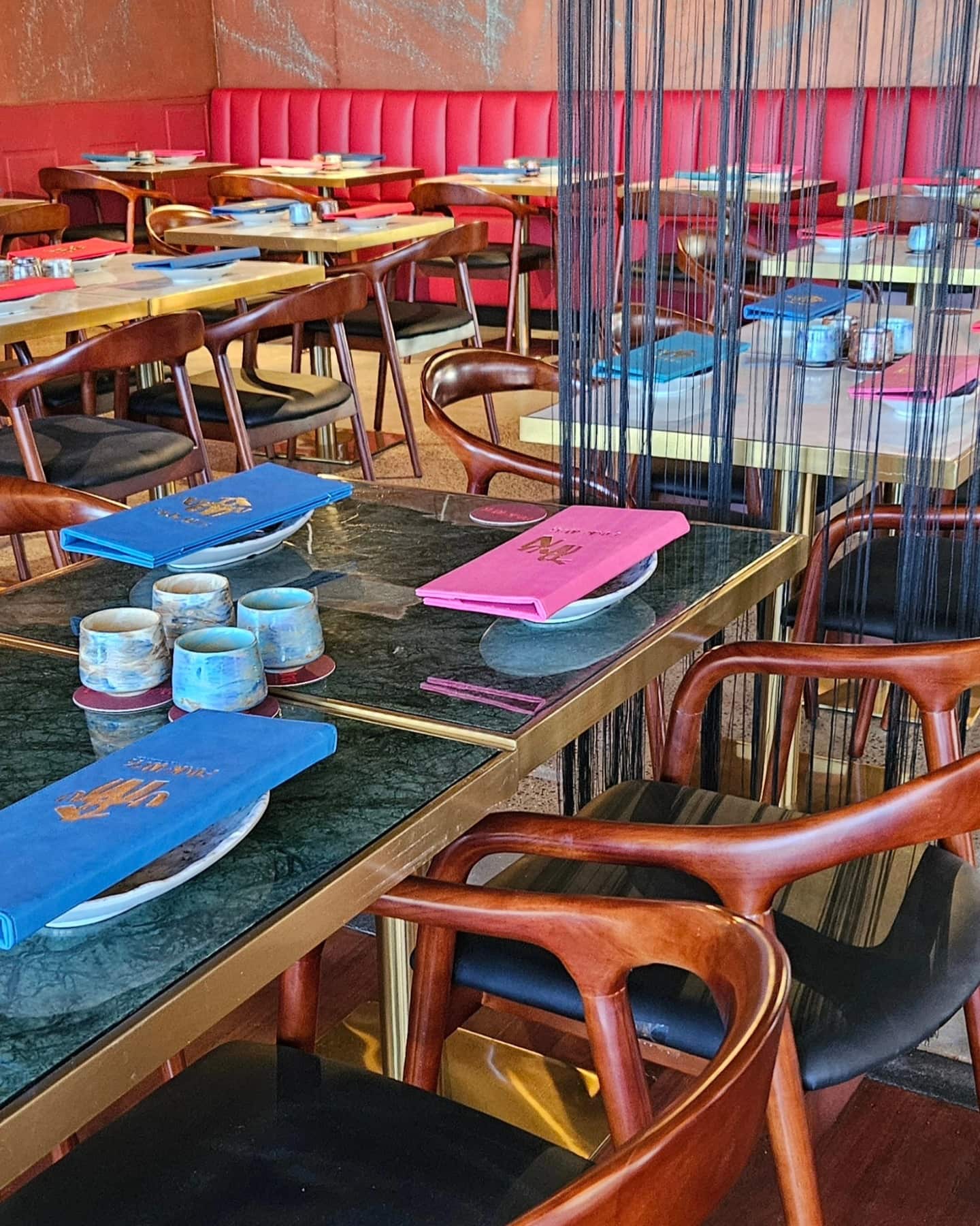 Tables in the dining room