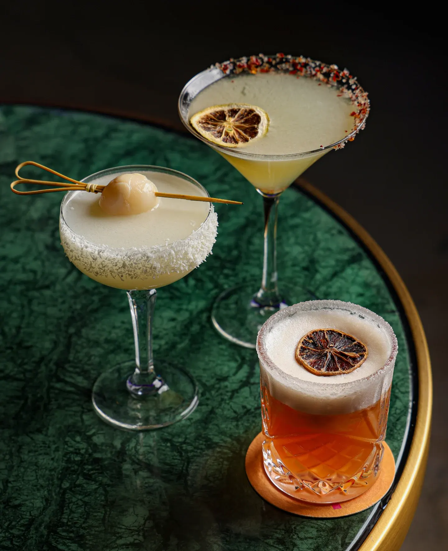 Festive cocktails
