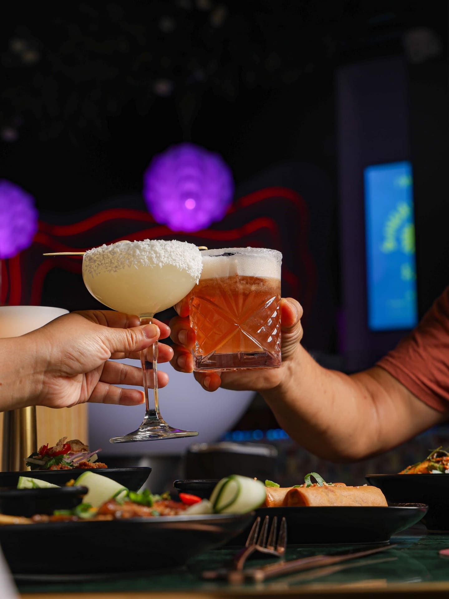 Cocktails raised for a cheers