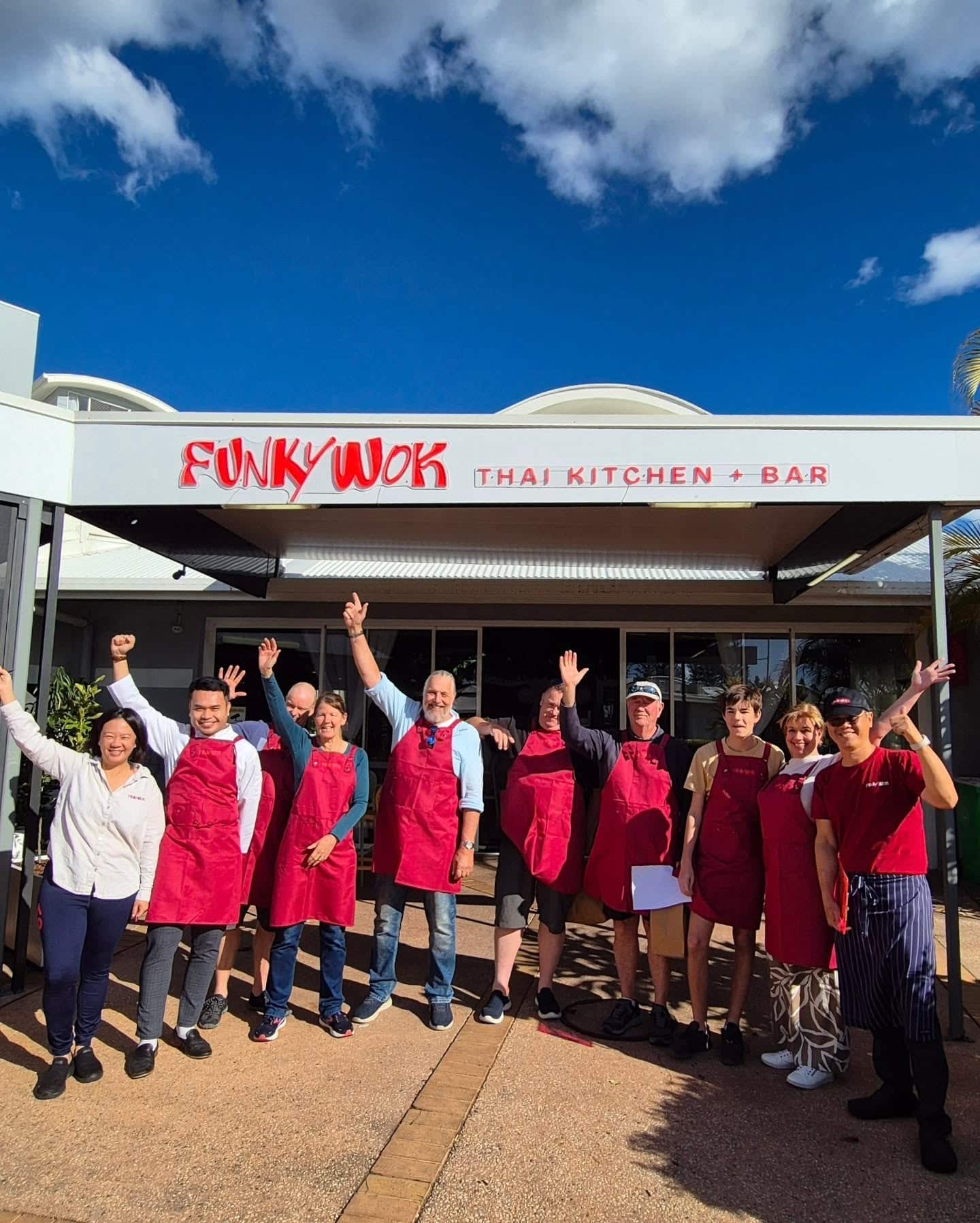 At the cooking class