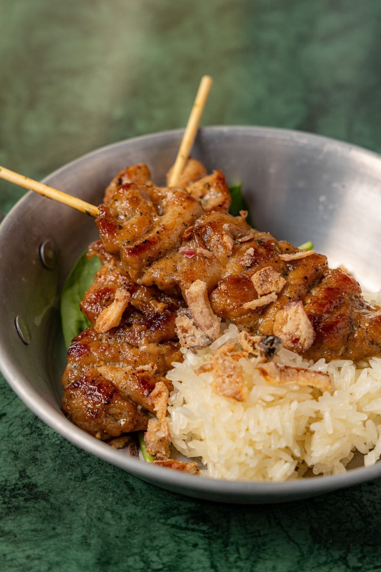 Moo ping with sticky rice