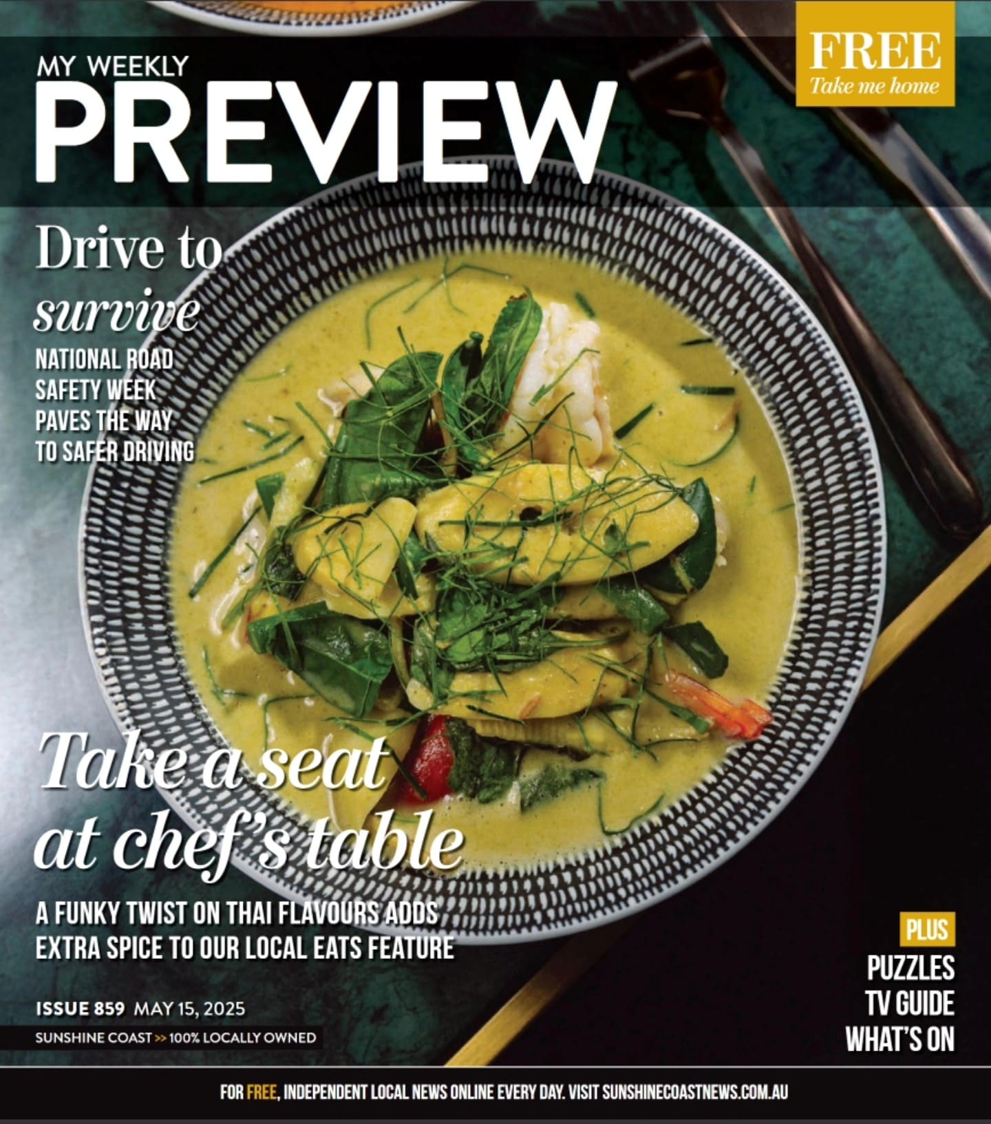 Preview magazine cover, May 2025
