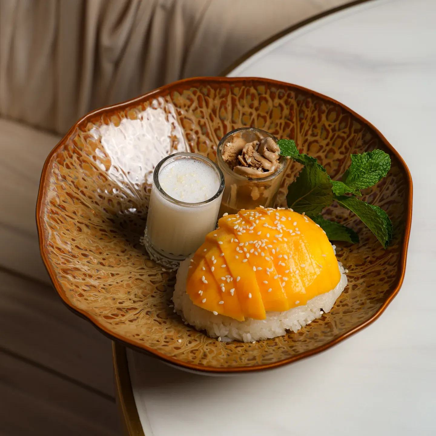 Sticky mango rice